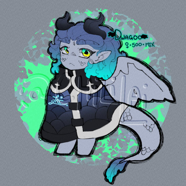 Water &amp; Sky Themed Dragon [OPEN]